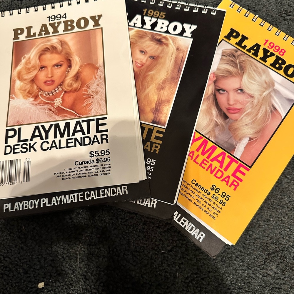 9 Complete Playboy Playmate Calendars